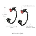 thumbnail image 5 of Rose Earrings 3D Vivid Black Rose Flower Stud Hoop Earrings Romantic Elegant Women Jewelry Mother Birthday Christmas Valentine's Day Gifts for Her, 5 of 7