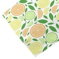 thumbnail image 5 of DouZhe Polyester Placemats Set of 4, Cartoon Lemon Orange Slices Pattern Heat Resistant Place Mats for Dining Table, 12" x 18", 5 of 7