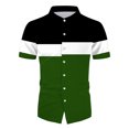 thumbnail image 2 of Vedolay Casual Short Sets For Men Mens 2 Piece Outfits Casual Tracksuit Shorts Summer Oversize Short Sleeve Sport Set,Green XXL, 2 of 5