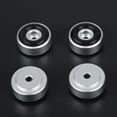 thumbnail image 3 of 4PCS 20x8mm Aluminum Alloy Amplifier Feet, Shock Absorber Pads with Rubber Rings, Raises Amplifier Height for Real Stereo Surrounding Sound, 3 of 7