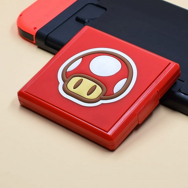 Étui pour Carte de Jeu Switch pour Nintendo Switch Lite/ Switch OLED, Mignonne Coque Rigide Portable Kawaii, Étui de Rangement Antichoc avec 12 Emplacements pour Cartouches