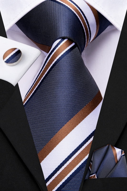 Navy Blue and White