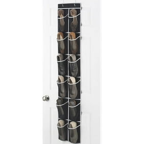 Zb Brand Over The Door Shoe Organizer 24 Breathable Pockets