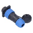 thumbnail image 4 of Waterproof Power Connector, Aviation Plug Socket 250V 5A  IP68 Protection  For Communication Equipments For Instrumentations 8 Pin,9 Pin,10 Pin,12 Pin,14 Pin, 4 of 8