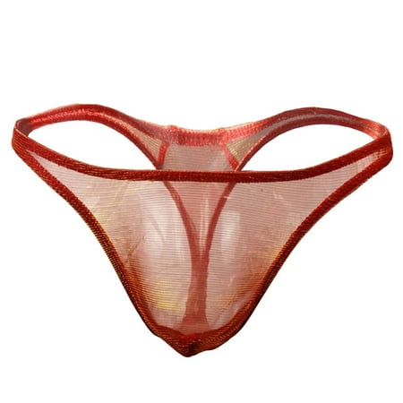 Women s Sexy Underwear Men S Sexy Lingerie Underwear Mesh Discoloration G-String Thongs Panties Briefs  Women s Intimates
