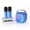 Dark Blue, variant on BONAOK Mini Karaoke Machine for Kids, Portable Bluetooth Karaoke Speaker with Wireless Microphone for Girls Boys Family Home Party, Pink