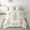 thumbnail image 2 of Homewish Vintage Aztec Boho 7-Piece Twin Bedding Sets,Rustic Farmhouse Cabin Bedding Comforter Set,Bohemain Tribal Sheet Sets For Adults,Luxury Bedroom Decor Reversible, 2 of 8