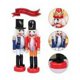 thumbnail image 5 of kueatily Cascanueces Soldado Decoraciones de 6 Piezas Navidad Cascanueces de Madera Soldado 12 cm Adorno de Cascanueces de Navidad Soldado Marioneta para árbol de Navidad, Decoraciones, 5 of 6