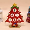thumbnail image 3 of De Navidad De Madera De Mesa Con Mini Adornos, Decoraciones Navideñas, Regalos Para Niños seitruly HA047126-02, 3 of 6