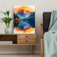 thumbnail image 5 of Qisvanset Framed Canvas Wall Art 12x16 Inch Bold Colorful Mountain Lake Modern Scenic Art, 5 of 5