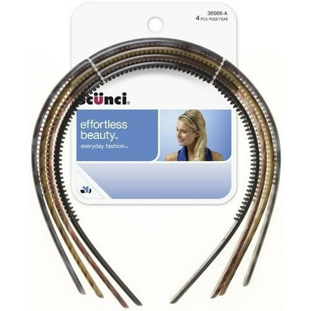 Scunci Thin Headband, 4 Count
