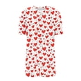 thumbnail image 5 of Tqcoqu Women's Plus Size Pajama Sets Short Sleeve Pjs 2 Piece Top and Shorts Sleepwear Comfy Soft Lounge Sets with Pockets,B-Red,Women's XL-XXXXXL, 5 of 7