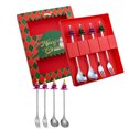thumbnail image 2 of XWSHYW Almacenamiento y Organización de La Cocina. Juego de Cucharas Navideñas, Linda Cuchara de Muñeco de Nieve, Tenedor de Postre Navideño, Cubiertos de Regalo, 2 of 6