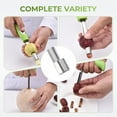 thumbnail image 4 of Vegetable Cutter,Premium Corer Tool 2025 Upgraded Stainless Core Remover Fruit Core Extractor Tool For Pear Tomato Multiple Sizes Cutter Easy Kitchen Gadgets, 4 of 8