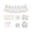 C, variant on Easter Bunny Egg Disposable Party Tableware Set Includes Paper Plates Napkins Cups Straws and Cutlery for Gathering Use