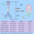 thumbnail image 2 of Mermaid Tails for Swimming for Girls Kids Swimsuits Costumes Tale Bathing Suit Bikini Set（No Monofin）_Special Gift, 2 of 5