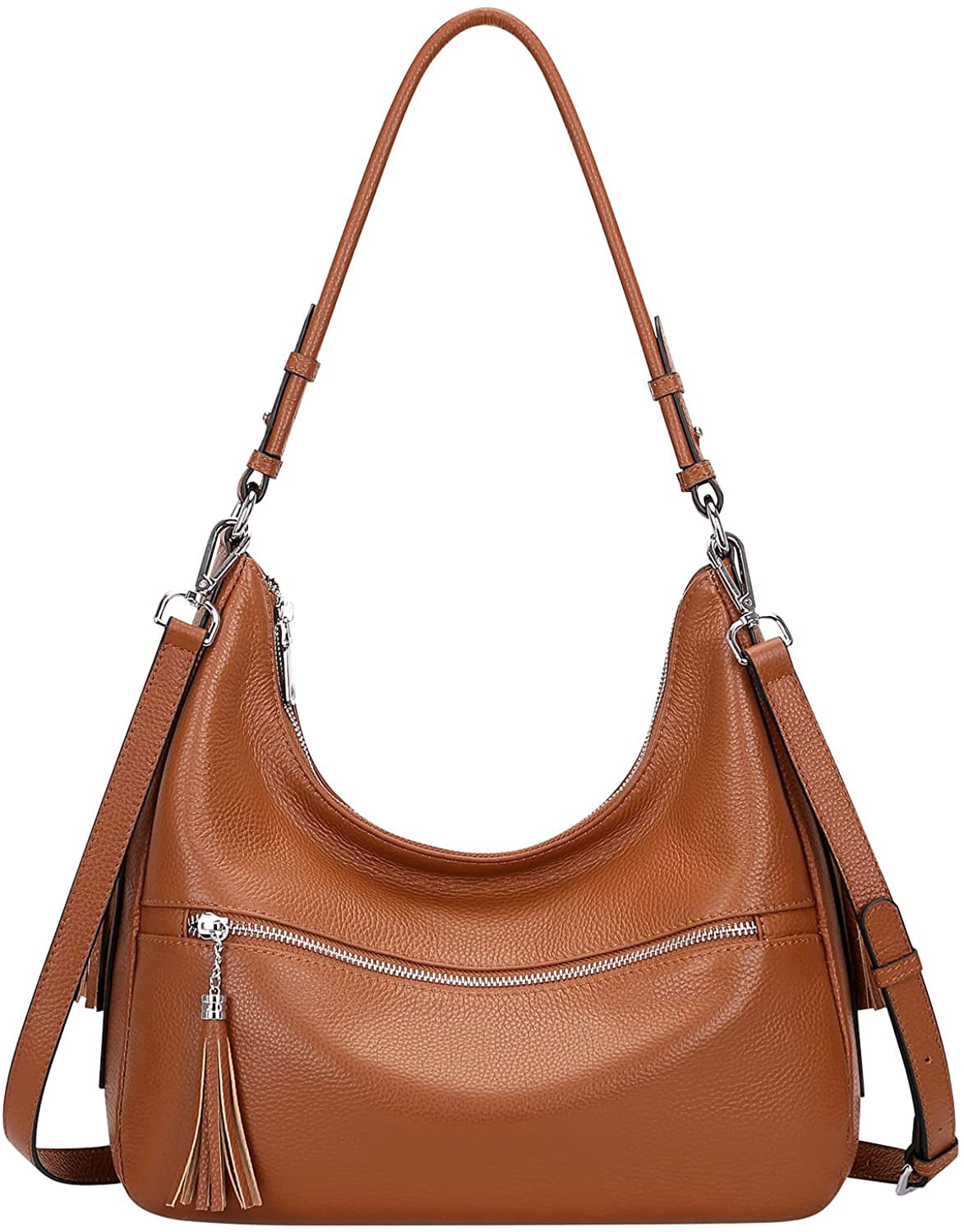 Women Shoulder Bag Women Synthetic Leather Handbag Soft Leather Tassel Shoulder 