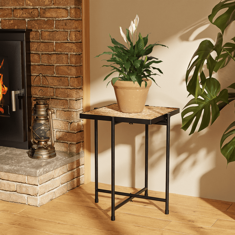 Small round plant table online