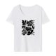 thumbnail image 1 of Camiseta para mujer Yinane ropa deportiva de verano XL con cuello redondo, 1 of 7