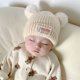 thumbnail image 4 of Gorro de bebé de cachemira de algodón para otoño e invierno, súper lindo, gorro de bebé recién nacido, gorro de lana para bebé masculino y femenino, gorro de punto para recién nacido, 4 of 6