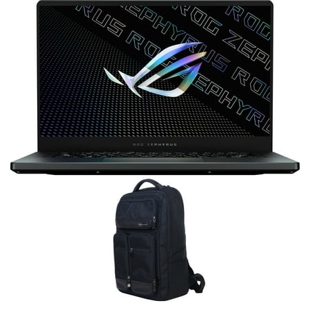ASUS ROG Zephyrus G15 Gaming/Business Laptop (AMD Ryzen 9 5900HS 8-Core, 15.6in 165Hz 2K Quad HD (2560x1440), NVIDIA GeForce RTX 3080, 24GB RAM, 1TB PCIe SSD, Win 11 Pro) with Atlas Backpack