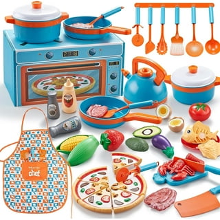  PZJDSR Toy Oven Kids Easy Bake Oven,Kids Oven Kitchen Playset  for Girls,Pretend Play Toy Kitchen Set for Children Over 3 Years Old,Play  Oven for Birthday : Toys & Games