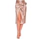 thumbnail image 1 of Falda cruzada satinada AMAD cafe L AMAD FW22-F11, 1 of 5