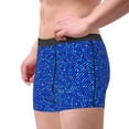 thumbnail image 2 of Yiaed Blue Circles Mosaic Print Men's Soft Cotton Boxer Shorts Breathable Boxers Underwear Moisture-Wicking Underwear Stretch Boxer Briefs for Man-Small, 2 of 5
