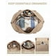 thumbnail image 5 of Bolsa de viaje LOVEVOOK Puffer Weekender de 45 litros con compartimento para zapatos, 5 of 8