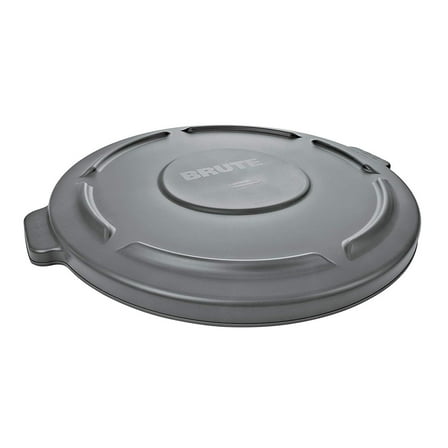 Rubbermaid Commercial Products - Rubbermaid Commercial - Round Brute Lid For 32-Gallon Waste Containers, 22 1/4" Diameter, Gray - Sold As 1 Each - Durable plastic. - Molded handles. -