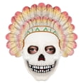 thumbnail image 1 of Máscara facial completa de látex de Halloween Indian Chief para cosplay, 1 of 1