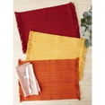 thumbnail image 6 of Variegated Redwood Fringe Placemat (Set of 6), 6 of 6