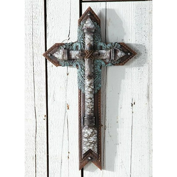 Rustic Southwestern Boho Chic Art Arrows And Branch With Ropes Wall Cross Decor