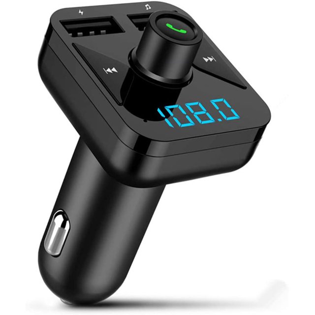 Transmisor FM Radio inalámbrica Receptor de coche Adaptador Bluetooth oso de fresa Electrónica