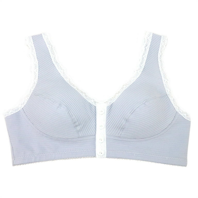 Push up Sports Bras for Women Front Buckle Thin Style Gathered
