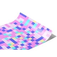thumbnail image 2 of Rwraps Purple Pixel Hopbush Gloss Vinyl Film Wrap 59in x 18ft Vinyl Vehicle Car Film Sheet Roll, 2 of 9