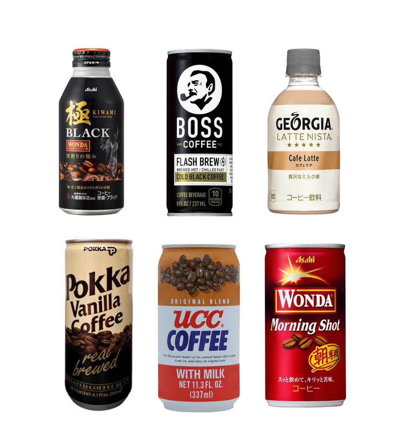 ⁡⁯‍Kaeru⁡⁯⁡⁯‍Coffee⁡WAKO Silver950 5本 Japanese Coffee Variety Pack | Boss, Georgia coffee, Pokka, UCC