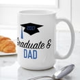 thumbnail image 6 of CafePress - Graduate & Dad 2017 Large Mug - 15 oz Ceramic Large White Novelty Mug, 6 of 6