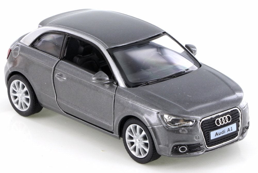 2010 Audi A1, Gray Kinsmart KT5350D 1/32 Scale Diecast Model Toy