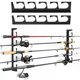 thumbnail image 5 of 6-Rod Fishing Rod Holder Storage Rack Horizontal Rod Stand Fishing Accessory, 5 of 5