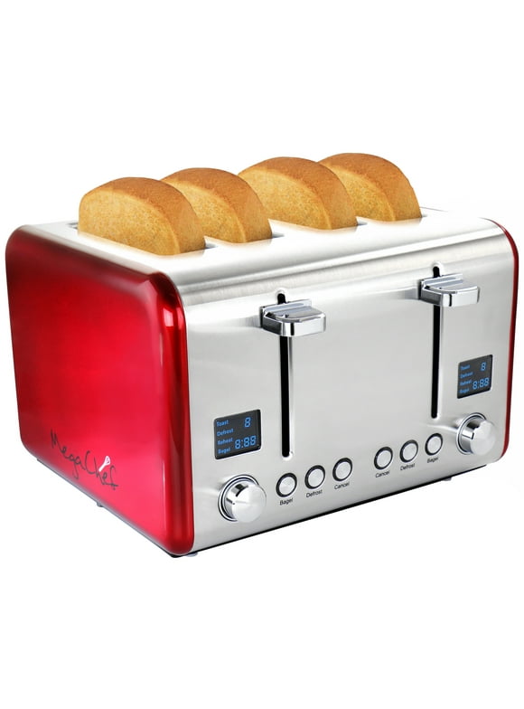 4 Slice Toasters in Toasters | Red - Walmart.com