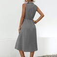 thumbnail image 7 of LYXSSBYX Summer Dresses for Women 2024 Fashion Women's Spring Summer and Casual One-shoulder Sleeveless Solid Color Dress, 7 of 7