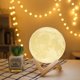 thumbnail image 4 of 12cm 3D lampara luna decoración luces nocturnas lampara de noche dormitorio luces led para habitacion, 4 of 4
