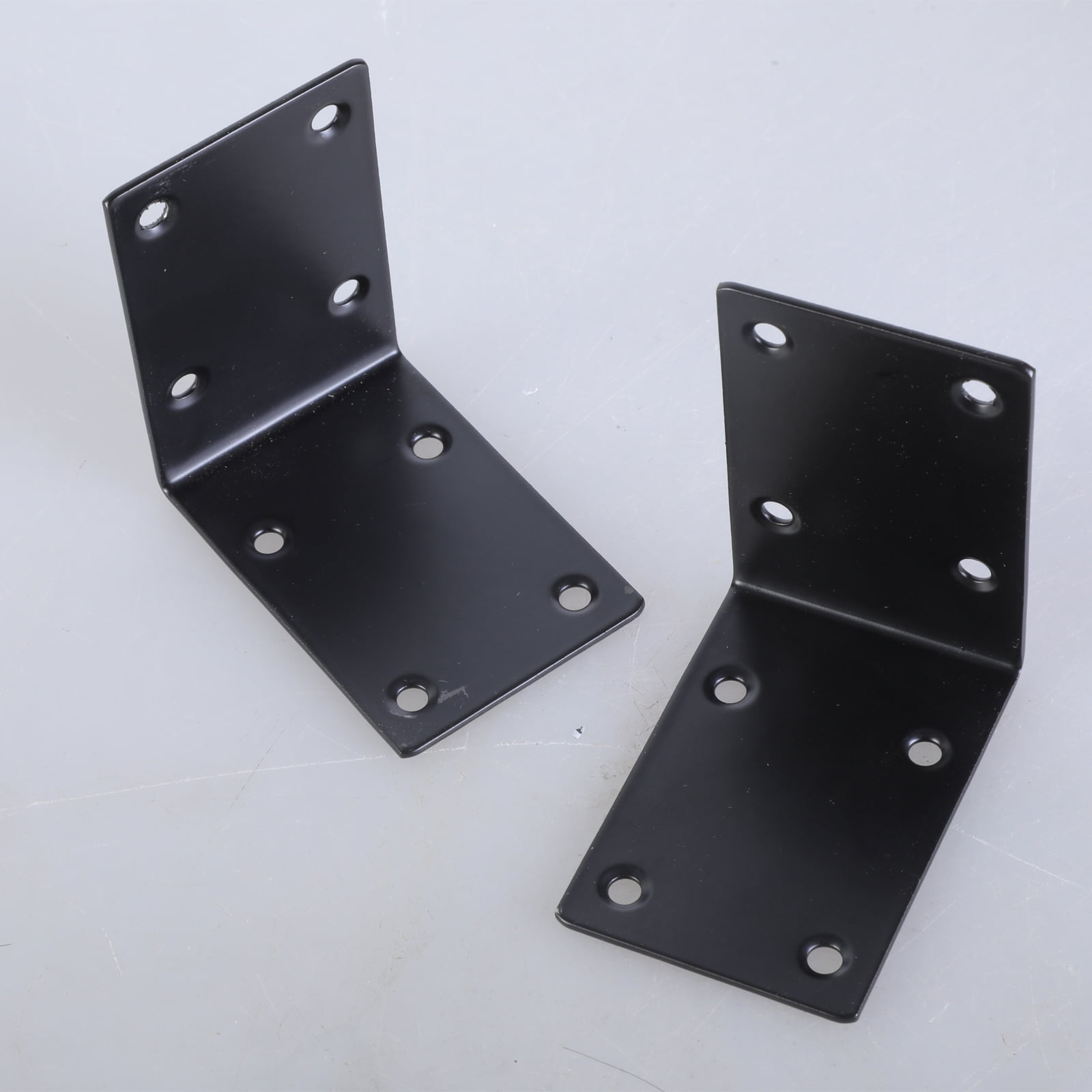 10pcs Heavy Duty Steel L Angles Brackets Heavy Duty 90 Degree Steel L Brackets Easy to Use for Corner Shelf Support