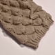 thumbnail image 5 of Gibobby Suéteres de invierno corto con cuello medio , mangas acampanadas con escamas de pescado y de punto elástico grande (Caqui, S), 5 of 5