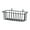 Black, variant on Hanging Wall Storage Basket Wall-Mounted Metal Wire Baskets Multifuncation Organizing Basket for Kitchen Bathroom Dorm