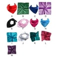 thumbnail image 4 of Youkk 2pcs/set Square Scarves For Women Wide Application And Multiple Colors Available Soft And Breathable blue green, 4 of 6