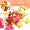 thumbnail image 3 of WEUVEB 12Ud Adhesivos De Pared En Papel Dorado Con Hueco Para En Bodas Y Fiestas, 3 of 6