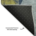 thumbnail image 5 of Addison Rugs Mayfield Premium Machine Washable Transitional Geometric Navy Rectangle Rug, 8' x 10', 5 of 7
