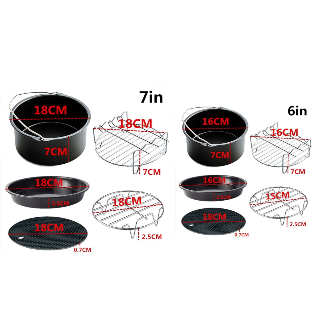 5PCS High Quality Air Fryer Accessories for Home Cooking Snacks